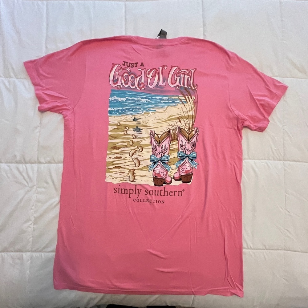 Simply Southern “Good Ol Girl” Pink Size XXLarge